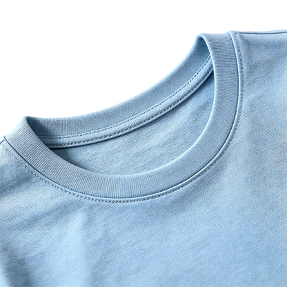 Women’s Light Blue Basic T-Shirt | Soft Breathable Everyday Summer Tee
