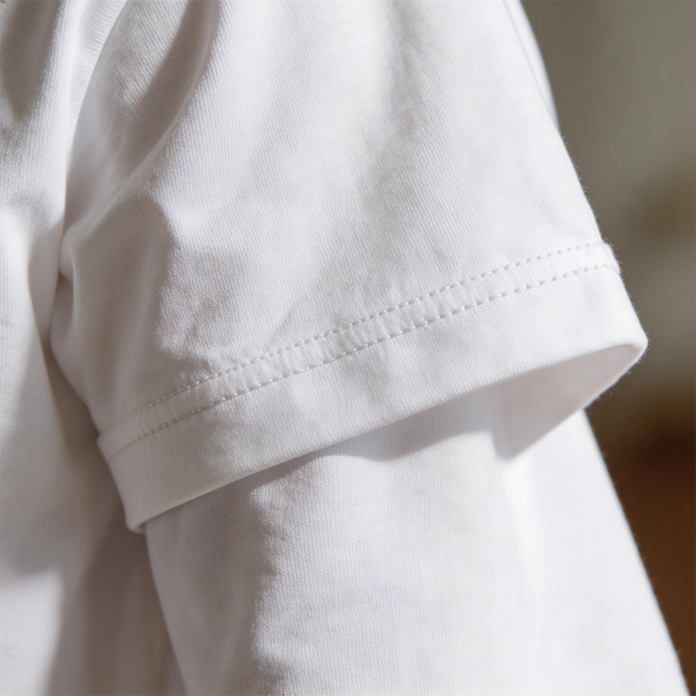 Lucky Clover Embroidered T-Shirt | Soft Breathable Everyday Essential
